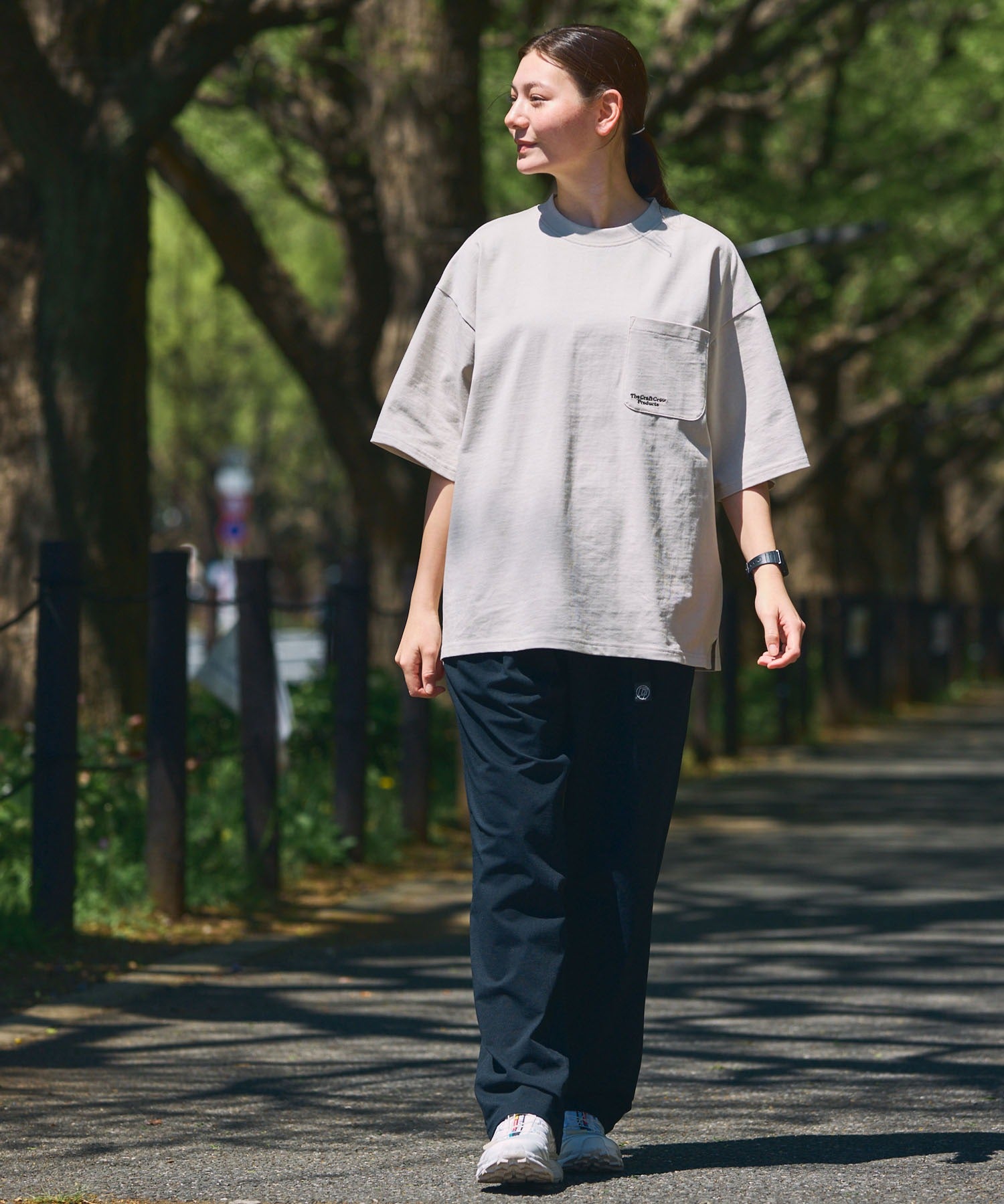 THE CRAFT CREW PRODUCTS / 抗UV防汗漬 口袋短袖T恤