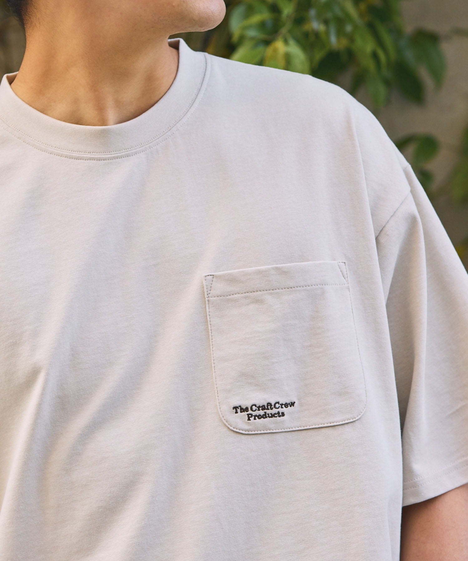 THE CRAFT CREW PRODUCTS / 抗UV防汗漬 口袋短袖T恤