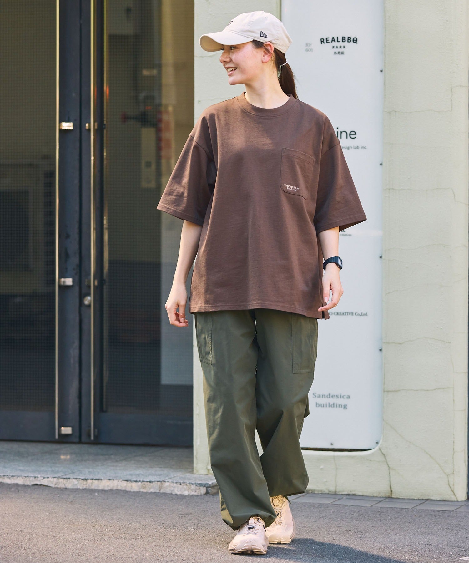 THE CRAFT CREW PRODUCTS / 抗UV防汗漬 口袋短袖T恤
