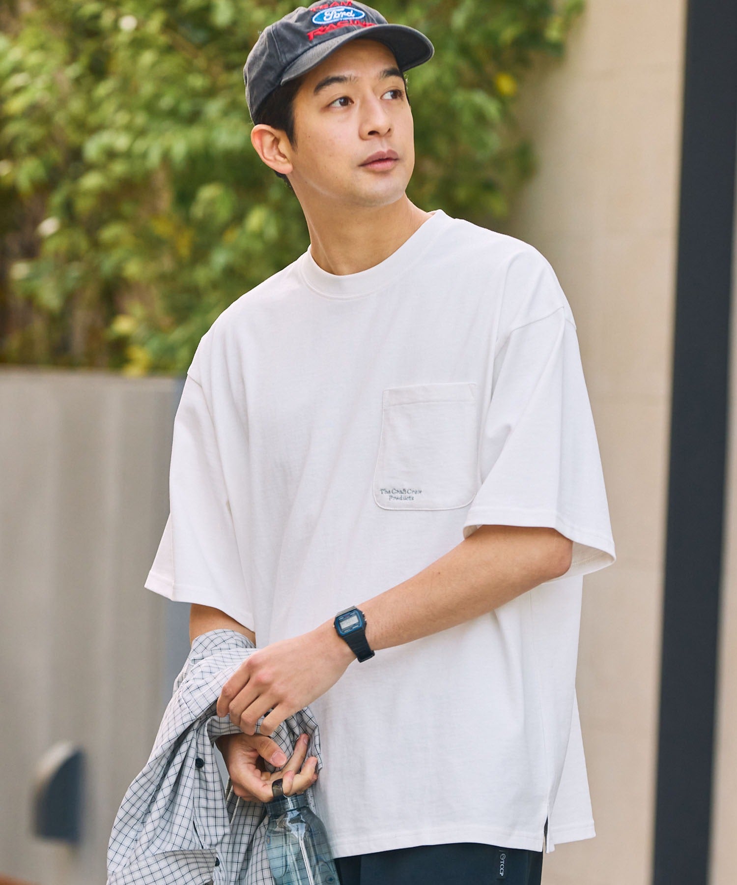 THE CRAFT CREW PRODUCTS / 抗UV防汗漬 口袋短袖T恤