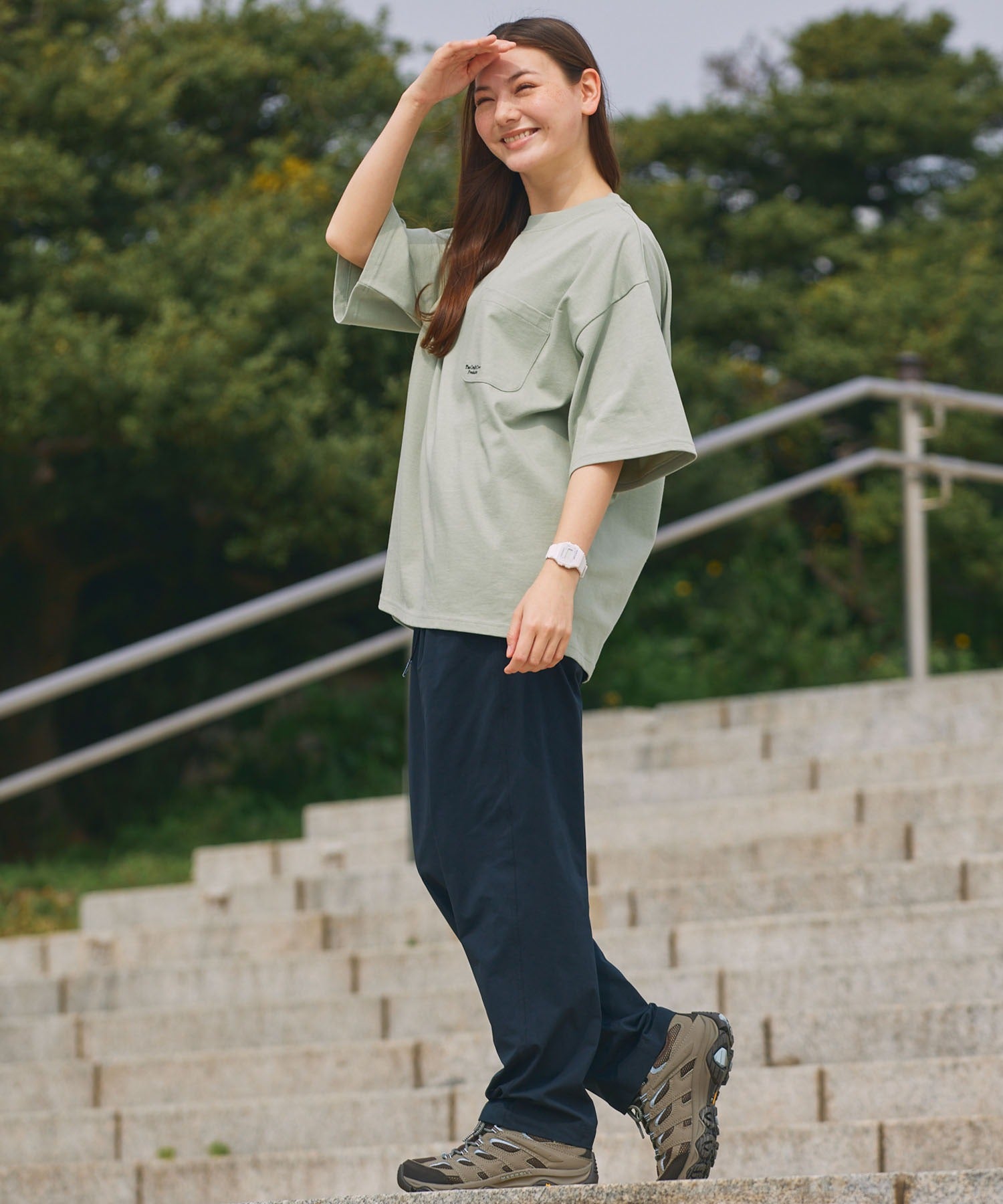 THE CRAFT CREW PRODUCTS / 抗UV防汗漬 口袋短袖T恤
