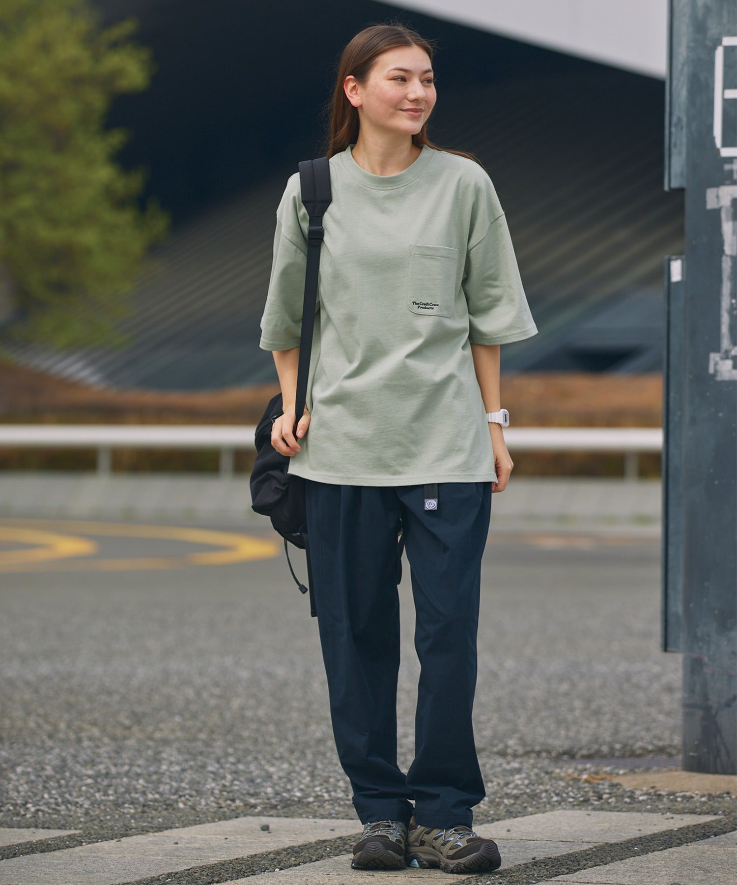THE CRAFT CREW PRODUCTS / 抗UV防汗漬 口袋短袖T恤