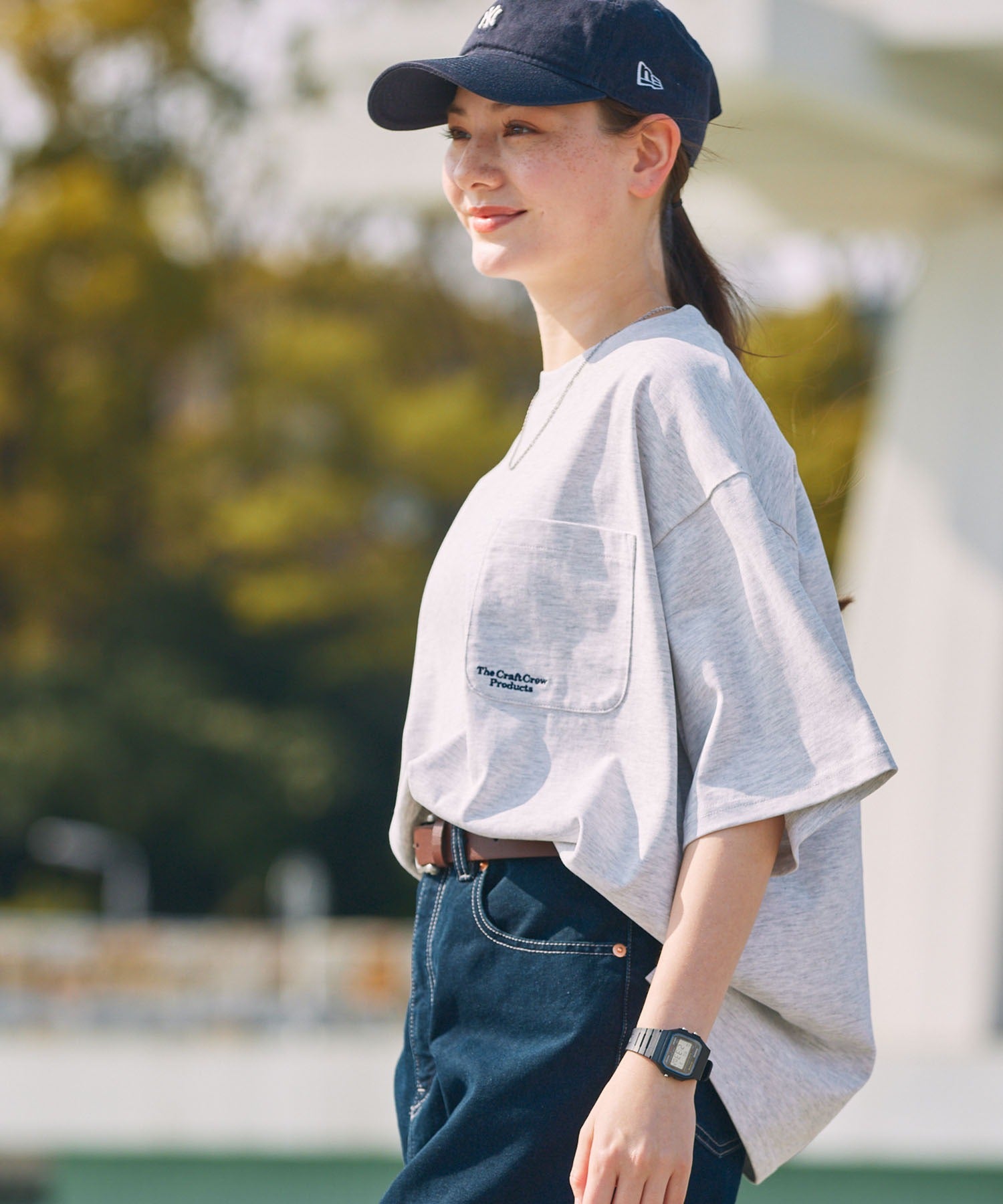 THE CRAFT CREW PRODUCTS / 抗UV防汗漬 口袋短袖T恤