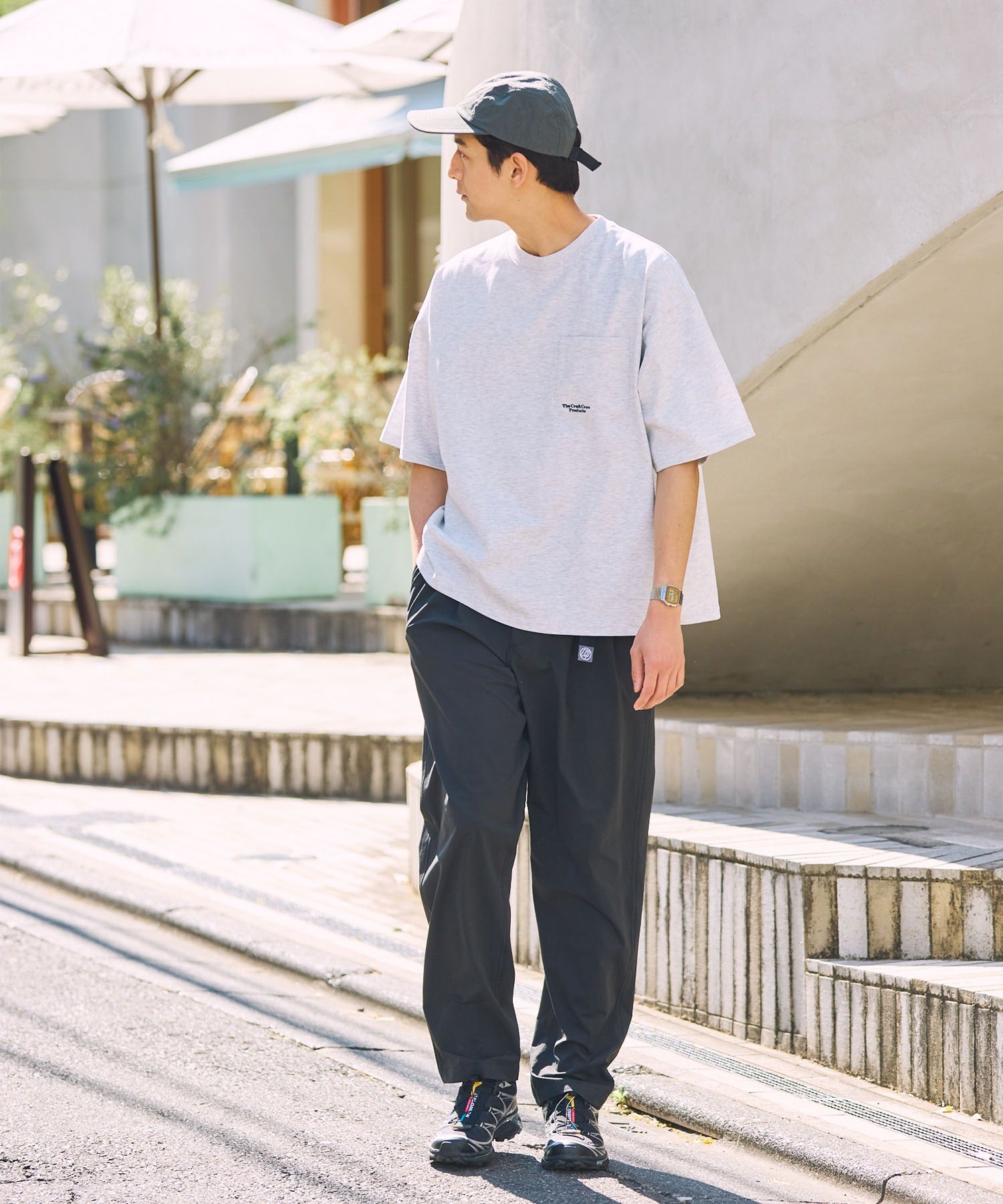 THE CRAFT CREW PRODUCTS / 抗UV防汗漬 口袋短袖T恤