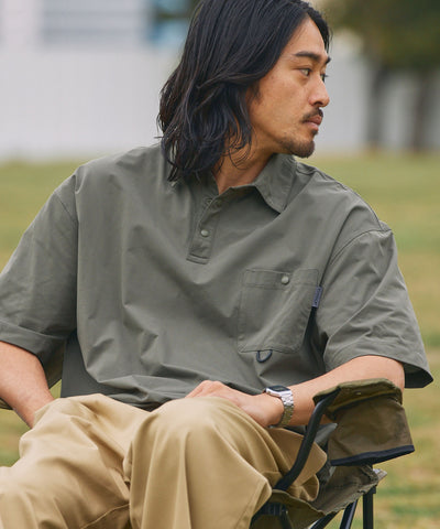 THE CRAFT CREW PRODUCTS / 抽繩口袋短袖Polo衫