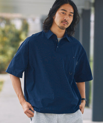 THE CRAFT CREW PRODUCTS / 抽繩口袋短袖Polo衫
