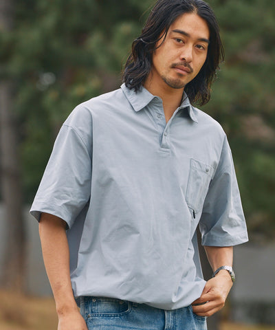 THE CRAFT CREW PRODUCTS / 抽繩口袋短袖Polo衫