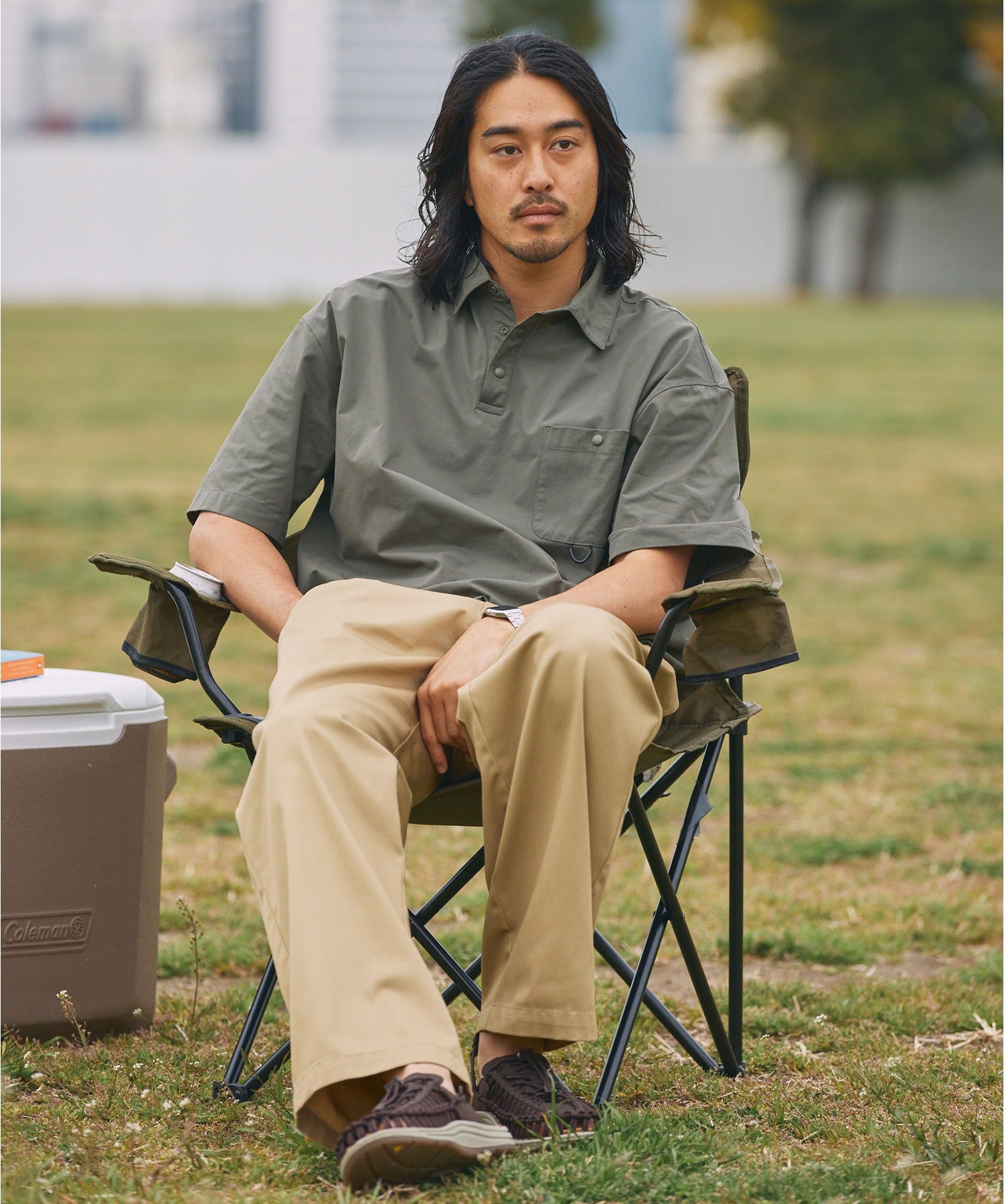 THE CRAFT CREW PRODUCTS / 抽繩口袋短袖Polo衫