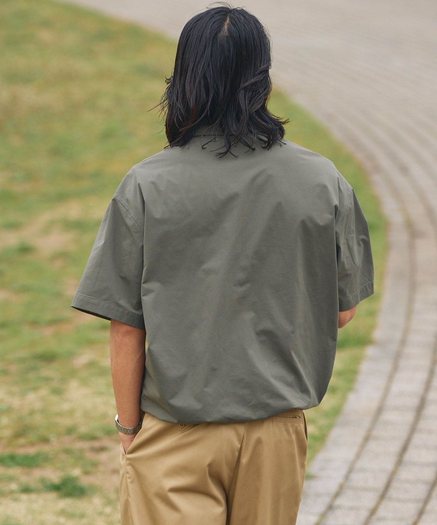 THE CRAFT CREW PRODUCTS / 抽繩口袋短袖Polo衫