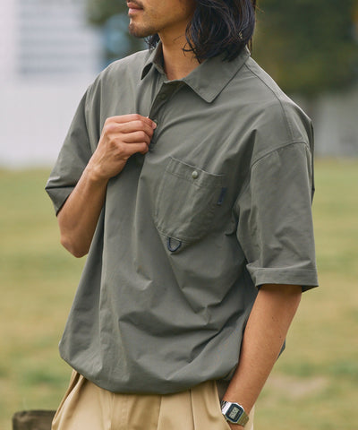 THE CRAFT CREW PRODUCTS / 抽繩口袋短袖Polo衫