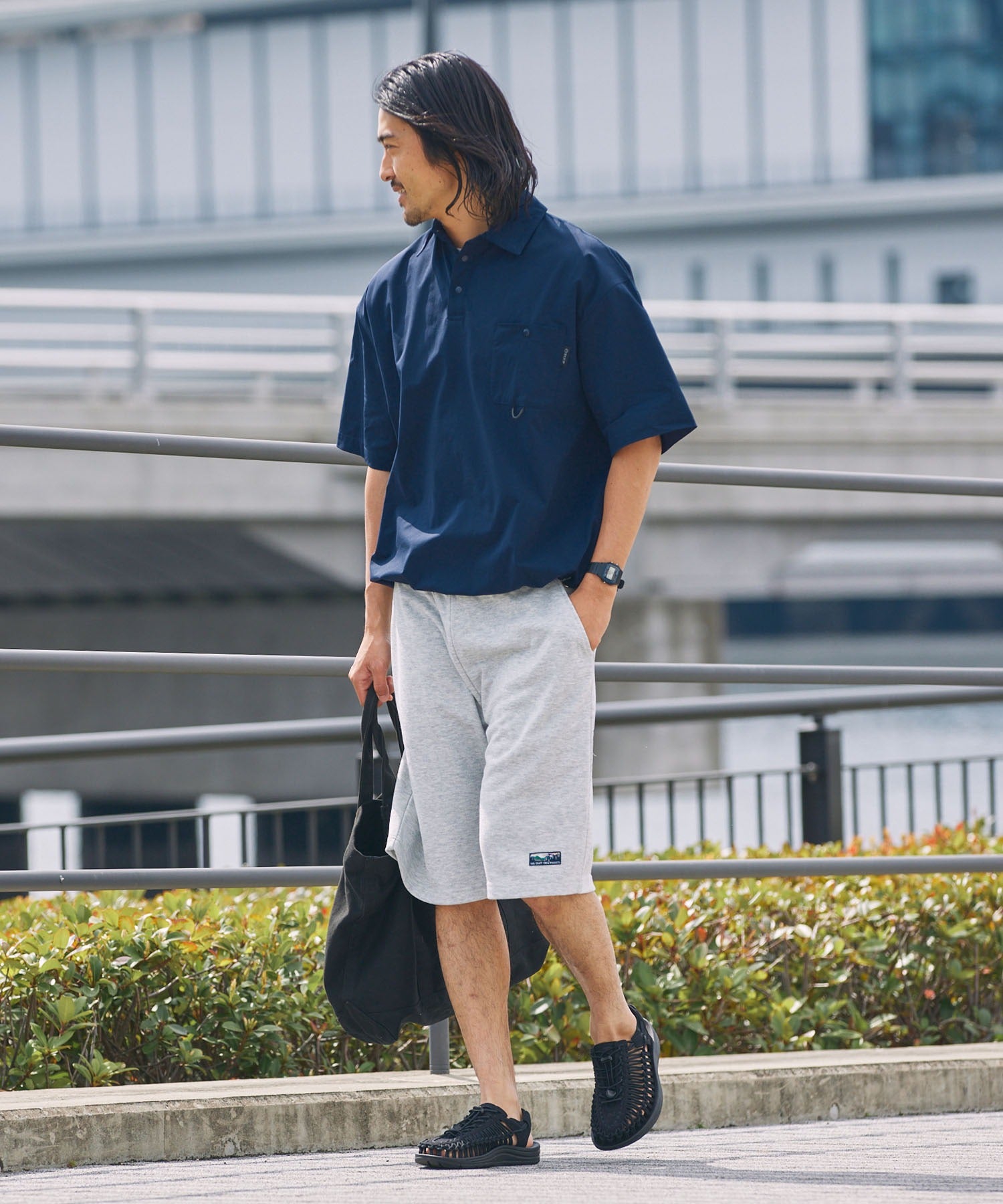 THE CRAFT CREW PRODUCTS / 抽繩口袋短袖Polo衫