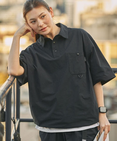 THE CRAFT CREW PRODUCTS / 抽繩口袋短袖Polo衫