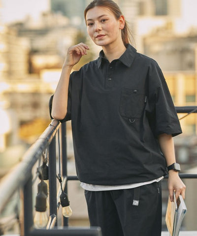 THE CRAFT CREW PRODUCTS / 抽繩口袋短袖Polo衫