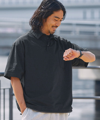 THE CRAFT CREW PRODUCTS / 抽繩口袋短袖Polo衫