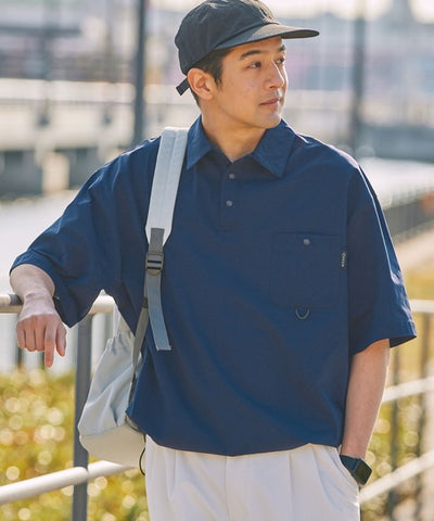 THE CRAFT CREW PRODUCTS / 抽繩口袋短袖Polo衫