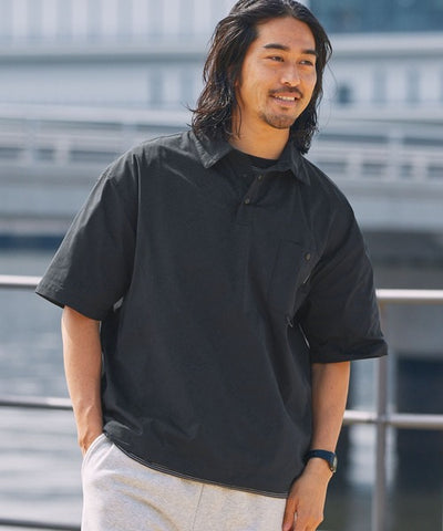 THE CRAFT CREW PRODUCTS / 抽繩口袋短袖Polo衫