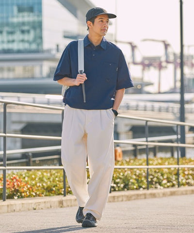 THE CRAFT CREW PRODUCTS / 抽繩口袋短袖Polo衫