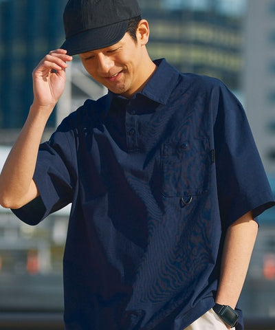 THE CRAFT CREW PRODUCTS / 抽繩口袋短袖Polo衫
