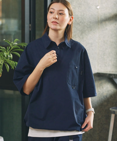 THE CRAFT CREW PRODUCTS / 抽繩口袋短袖Polo衫