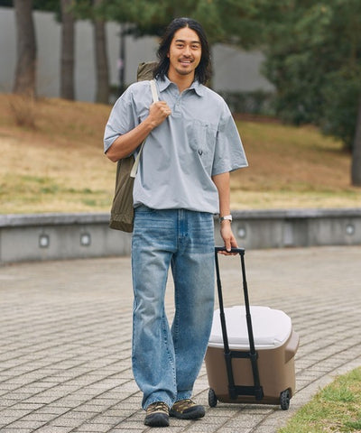 THE CRAFT CREW PRODUCTS / 抽繩口袋短袖Polo衫