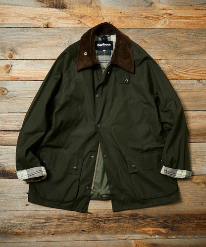 Barbour × FREAK'S STORE / 別注 BEDALE OS Sleeve 中長版外套