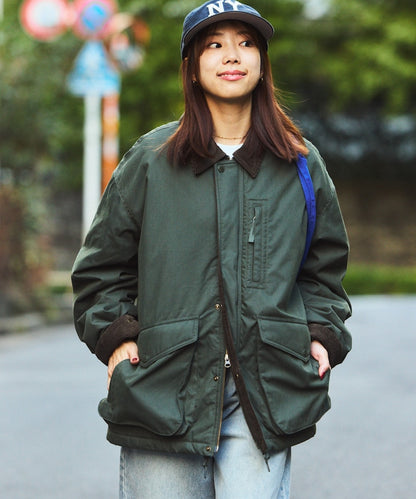 FREAK’S STORE / 燈芯絨領 混紡外套