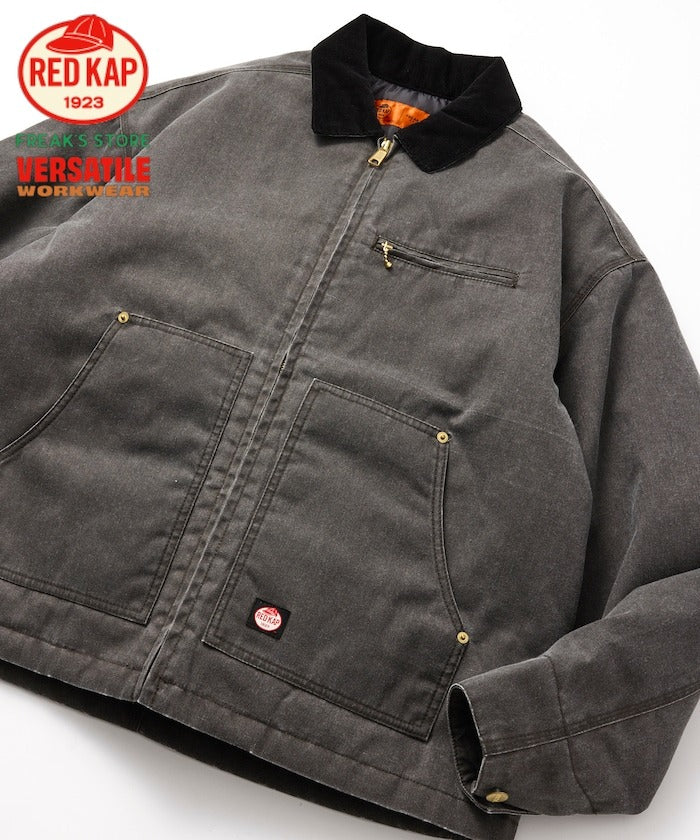 RED KAP × FREAK'S STORE / 帆布鋪棉拉鍊短版工裝外套（日本聯名限定）