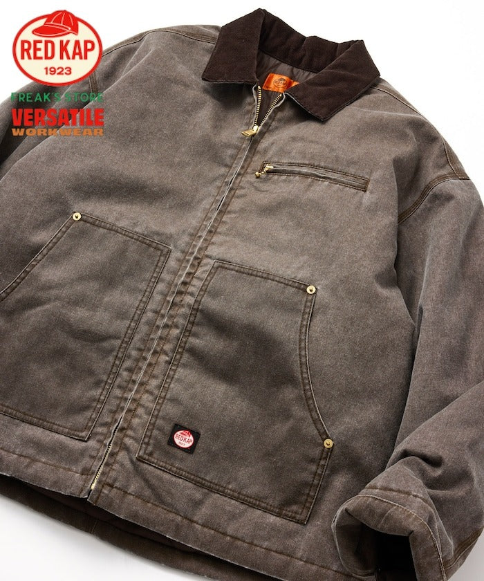 RED KAP × FREAK'S STORE / 帆布鋪棉拉鍊短版工裝外套（日本聯名限定）