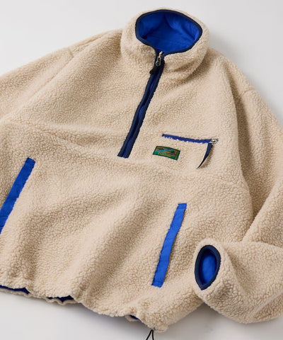 Foxfire × FREAK'S STORE / 尼龍刷毛雙面穿半拉鍊外套（日本聯名限定）