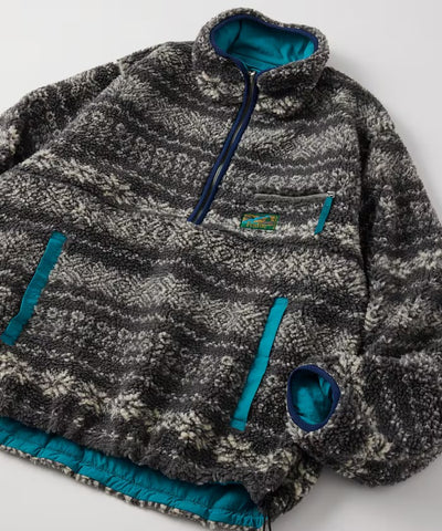 Foxfire × FREAK'S STORE / 尼龍刷毛雙面穿半拉鍊外套（日本聯名限定）