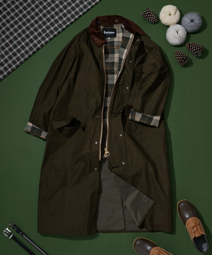 Barbour × FREAK'S STORE / 別注 SNOWDON 長版立領外套