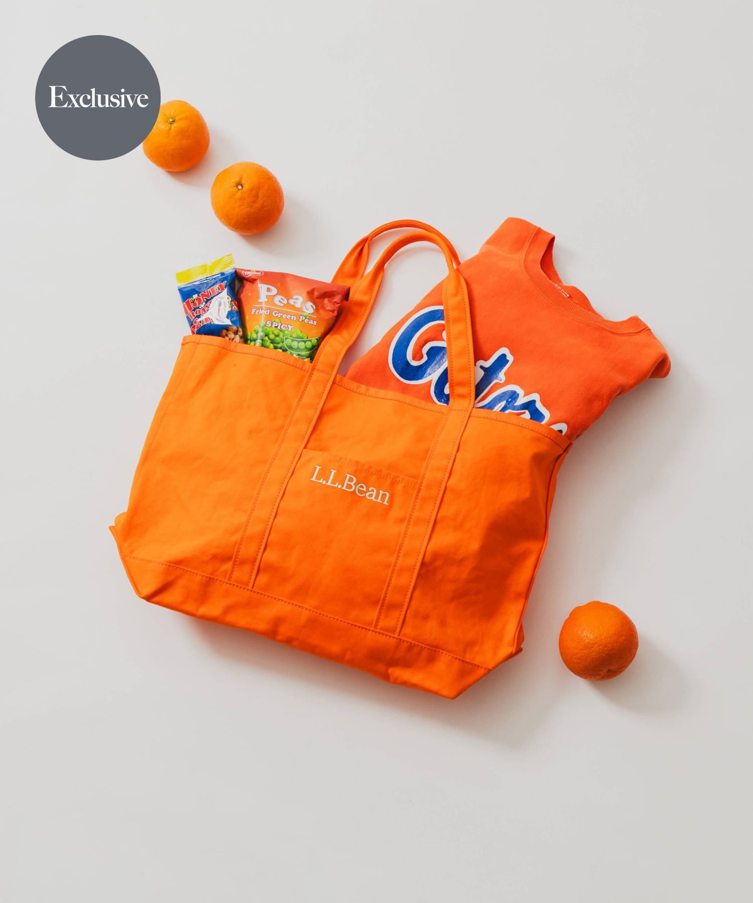 L.L.Bean×DOORS　GROCERY TOTE / 刺繡帆布托特包