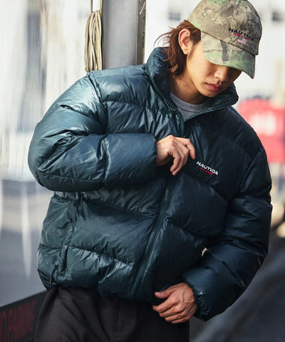 NAUTICA / 抗撕裂尼龍立領 羽絨外套
