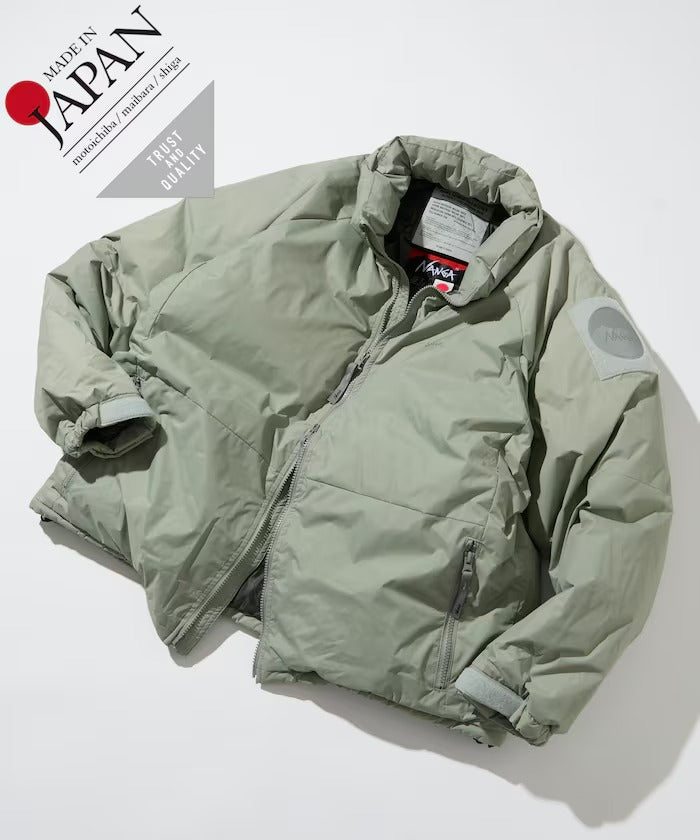 NANGA × FREAK'S STORE／男裝 日本製 立領鋪棉 羽絨外套（日本聯名限定）
