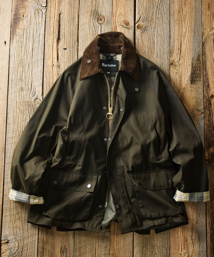 Barbour × FREAK'S STORE / 別注 BEDALE OS Sleeve 寬袖騎馬外套（26FW）