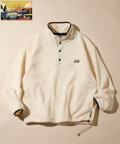 FREAK'S STORE / 寬鬆刷毛半開襟套頭衫