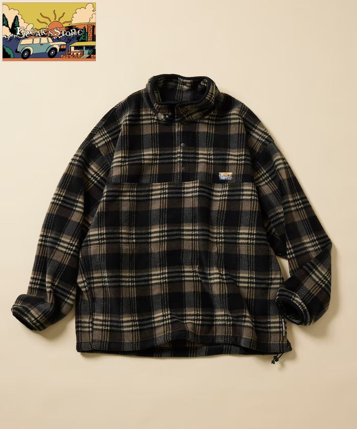 FREAK'S STORE / 寬鬆刷毛半開襟套頭衫