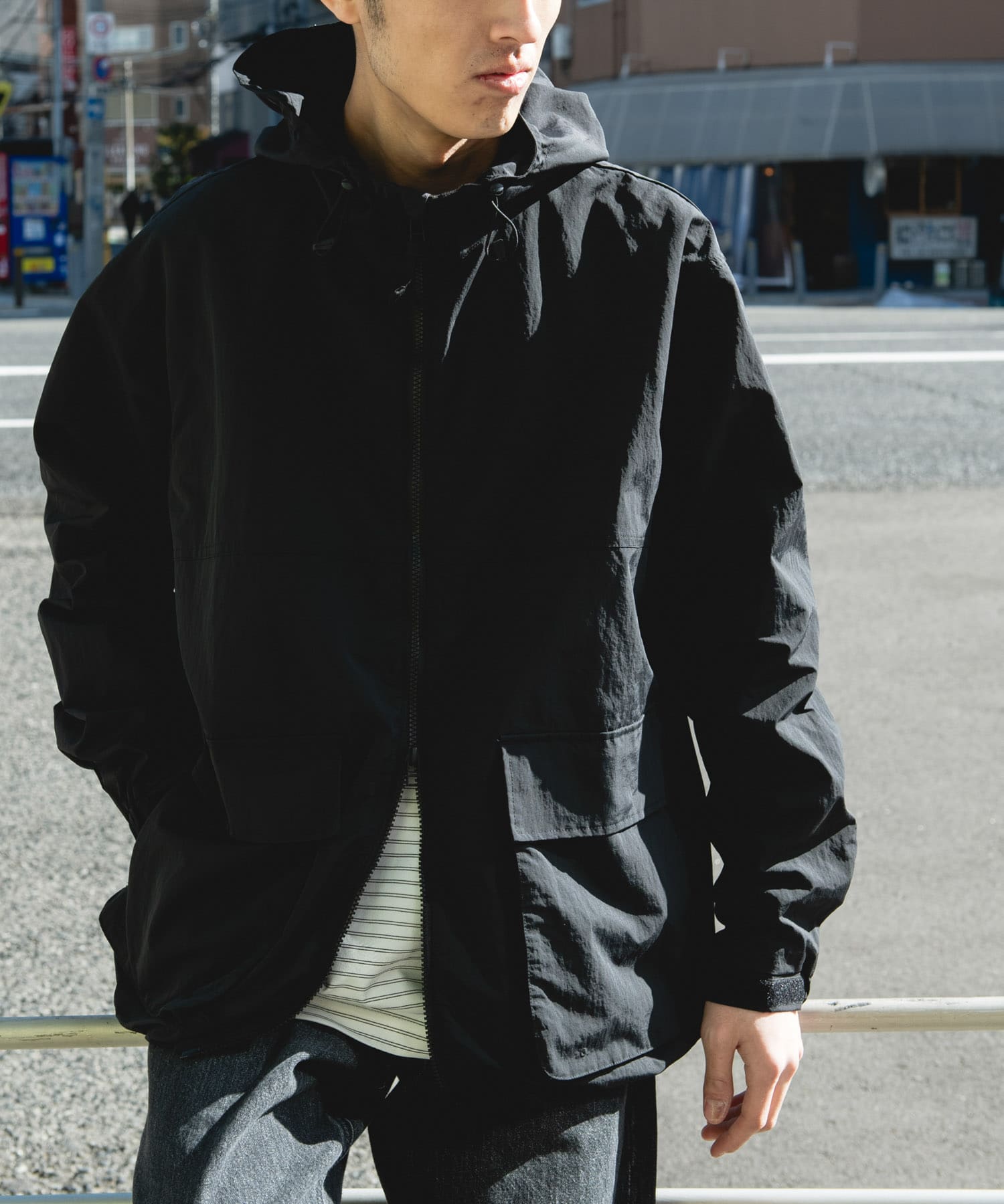 Snow Peak Apparel×DOORS　NYLON WASHER PARKA / 尼龍連帽外套