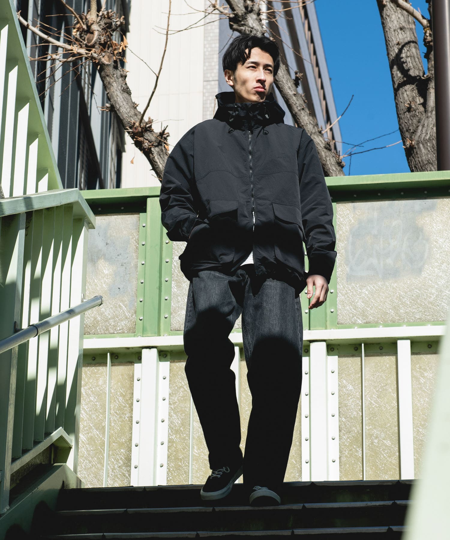 Snow Peak Apparel×DOORS　NYLON WASHER PARKA / 尼龍連帽外套