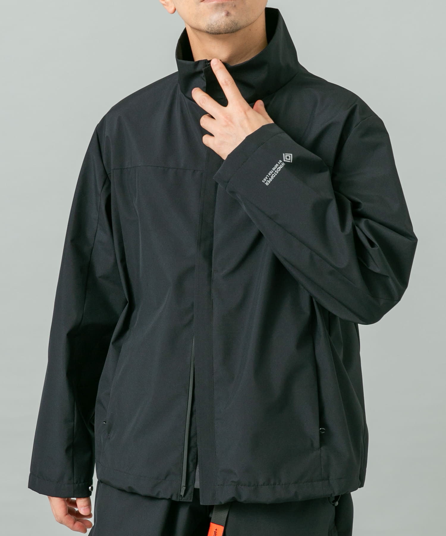 +phenix WINDSTOPPER by GORE-TEX LABS 立領防風外套