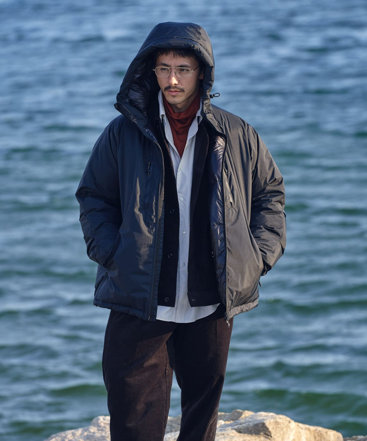 NANGA × DOORS / AURORA-TEX 防水羽絨連帽外套 26AW（日本聯名限定）