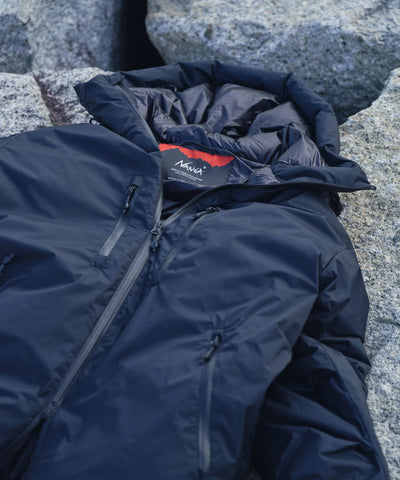 NANGA × DOORS / AURORA-TEX 防水羽絨連帽外套 26AW（日本聯名限定）