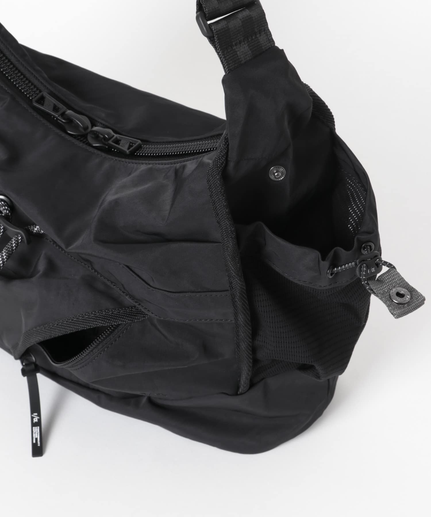 F/CE. TEXTURED TWILL 2WAY SHOULDER TOTE / 雙用機能側背托特包