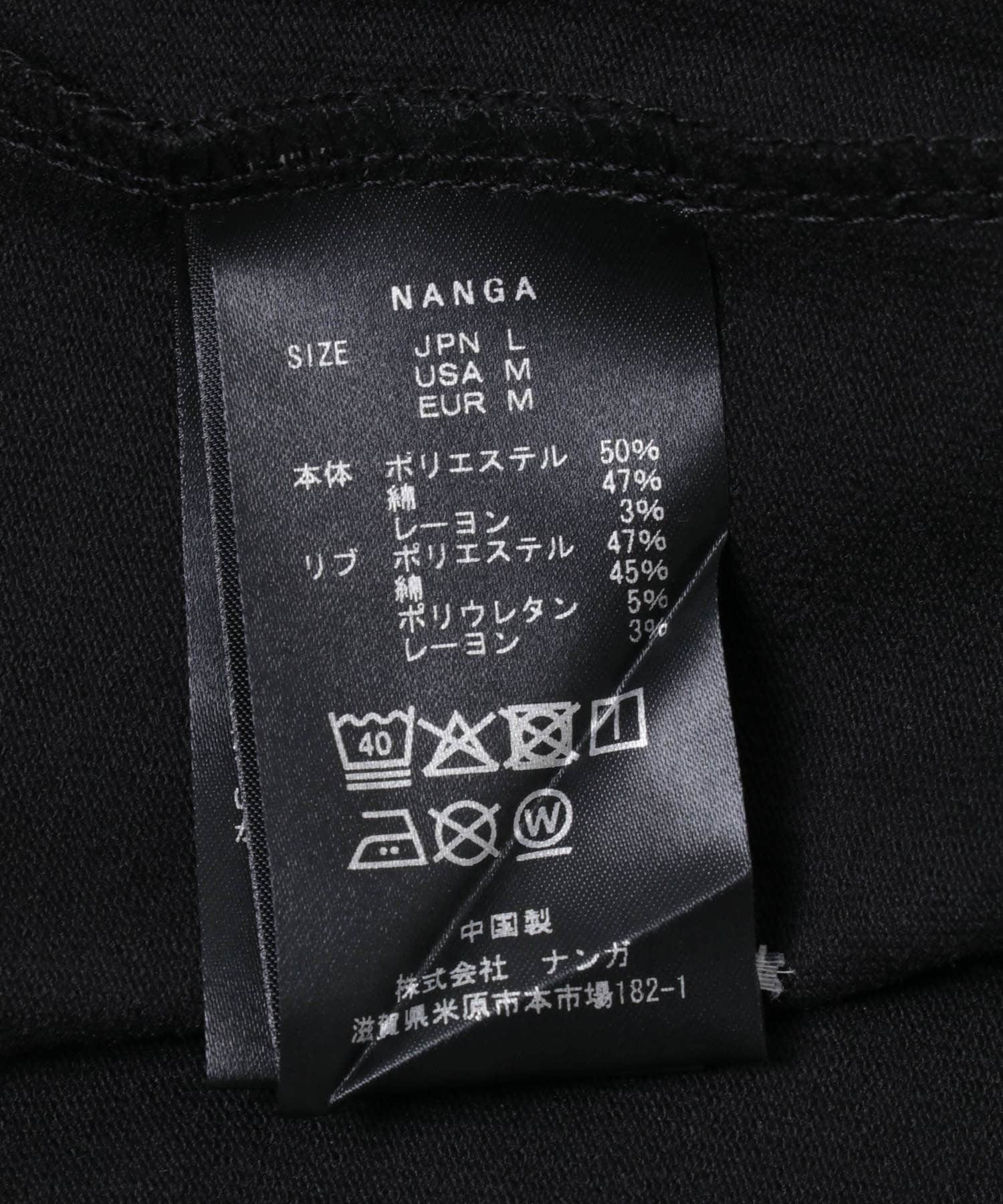 NANGA×EKAL / 再生棉結構 短袖T恤