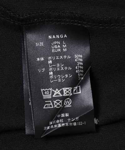 NANGA×EKAL / 再生棉結構 短袖T恤