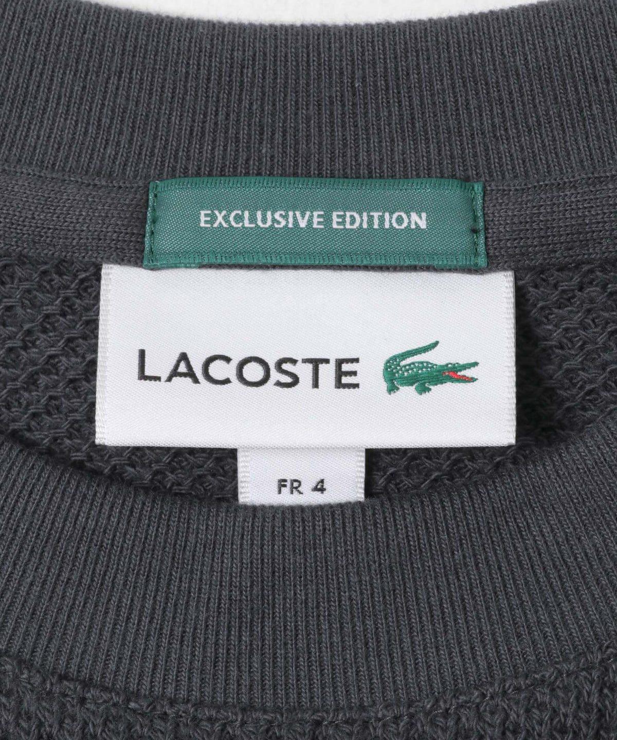 LACOSTE × DOORS / 重磅網眼布長袖T恤（日本聯名限定）