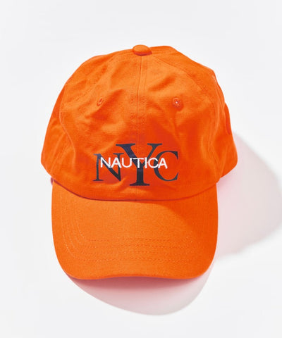 NAUTICA / NYC刺繡標誌斜紋棒球帽