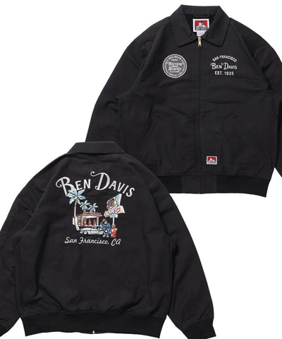 BEN DAVIS / 帆布刺繡 外套