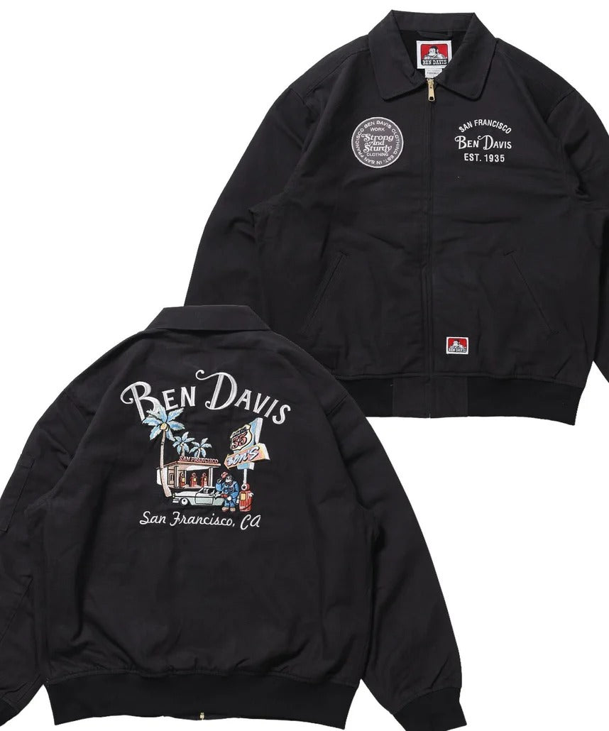 BEN DAVIS / 帆布刺繡 外套