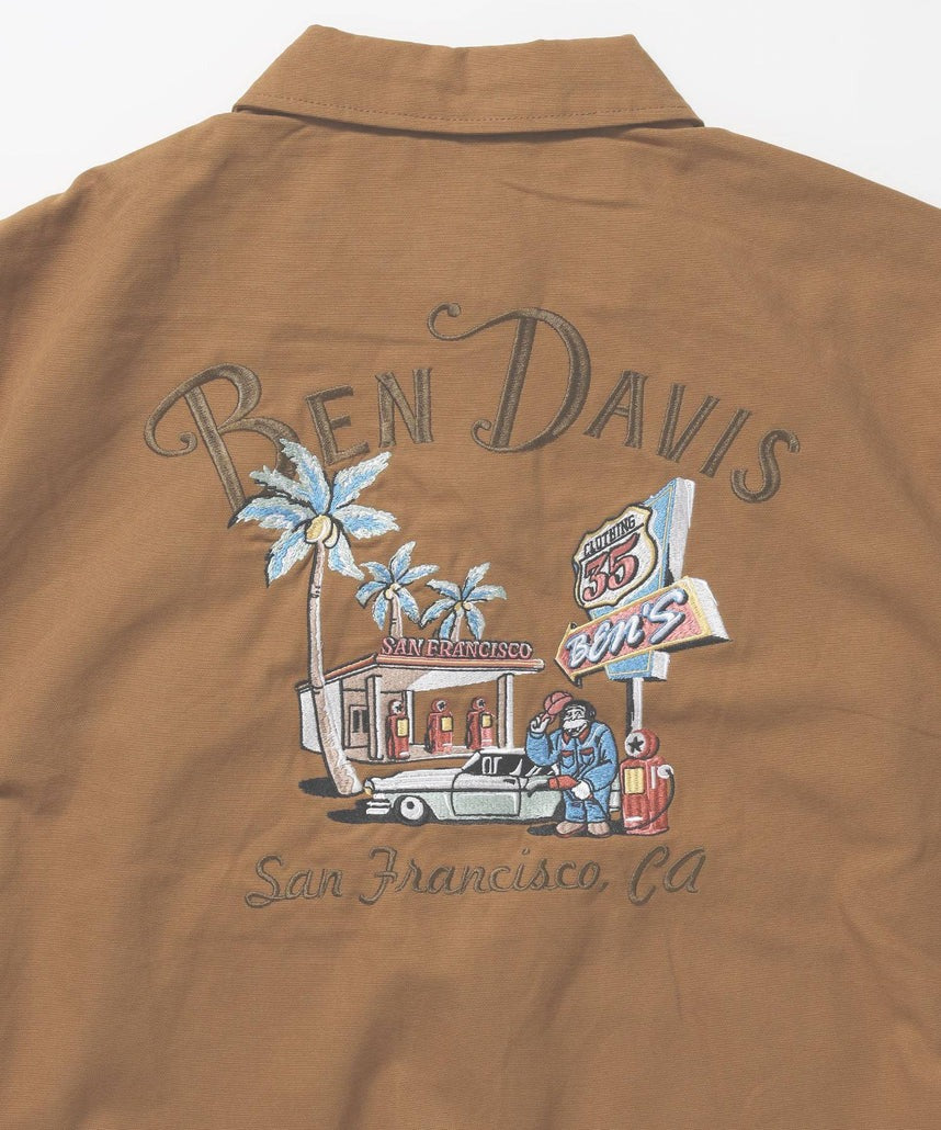 BEN DAVIS / 帆布刺繡 外套